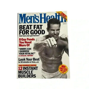 Men’s Health Magazine April 2001 - Vintage - Bradley Tomberlin